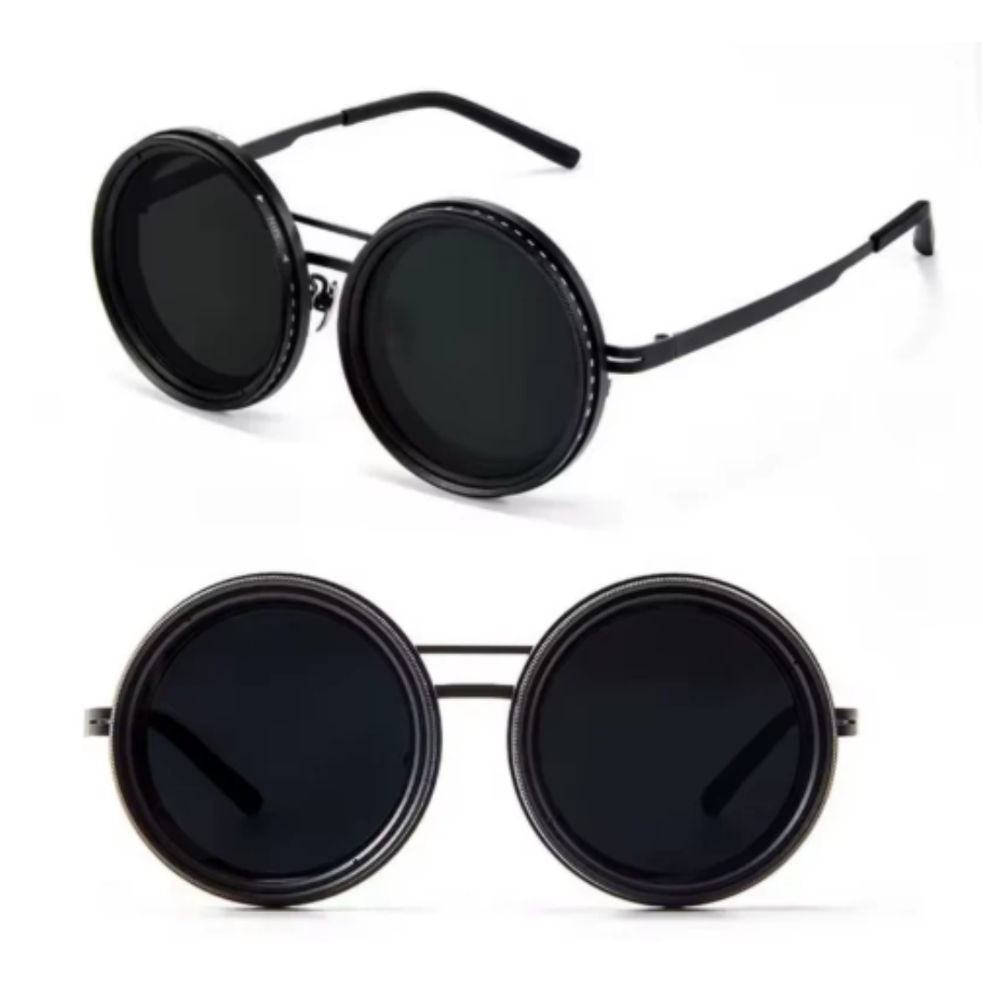 Sunglasses with adjustable brightness